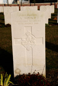 Private Alfred Dredge. 29483. 