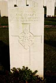 Private James McCamley. 23110. 