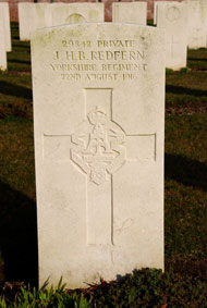 Private Jabez Henry Bond Redfern. 29842. 