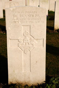 Private Edwin Reynolds. 23635. 