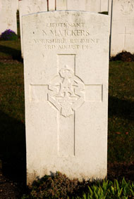 Lieutenant Noel Muschamp Vickers. 