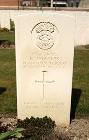 Private Horace Webster. 45549.