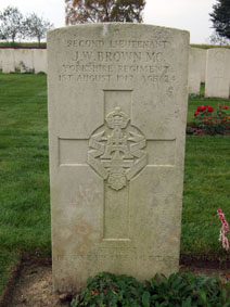 2nd Lieutenant John William Brown, MC.