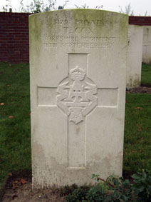 Private Thomas Cox. 31291. 