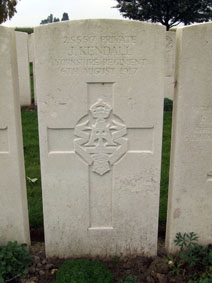 Private John Kendall, 25557. 