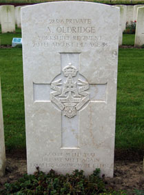 Private Arthur Oldridge. 28386.