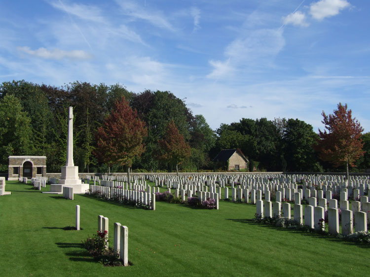 Part of the Menin Road South Military Cemetery - 1