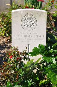 Private George Henry Spencer. 203487. 