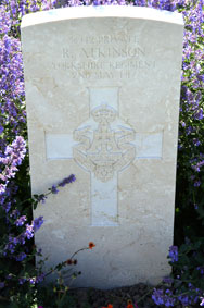 Private Richardson Atkinson. 38942.