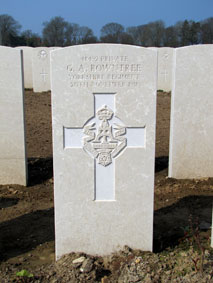 Private George Albert Rowntree. 48492.