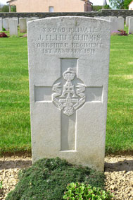 Private John Henry Hutchings, 33969. 