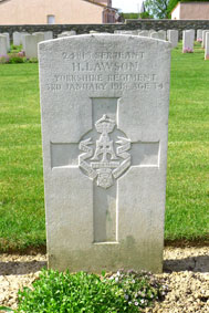 Serjeant Harry Lawson. 24813. 