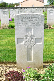 Private Charles McEwan. 46320.