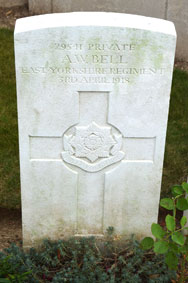Private Albert William Bell. 29541. 