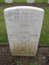 Private James Foster. 15029. 