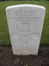 Private Herbert Young. 13856. 