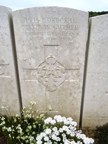 Corporal Matthew Guthrie, 11646.