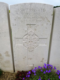 Private Robert Ireland. 45717. 
