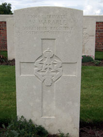 Private William Marable. 10143. 