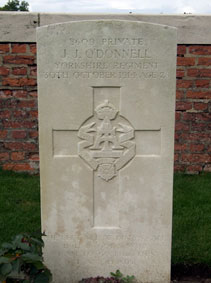 Private James Joseph O'Donnell. 8609. 