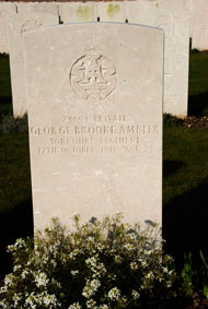 Private George Brooks Ambler. 24694. 