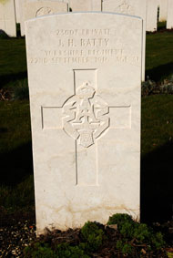 Private James Herbert Batty. 23007. 