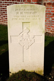 Private Harry Humberstone Wright. 204894. 