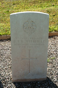 Private Ellis Taylor Butterfield. 235308.