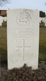 Private James Crampton. 34595.