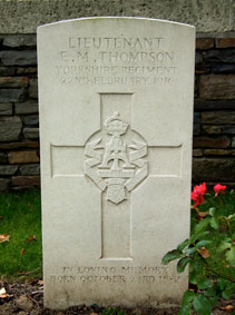 Lieutenant Edward Medforth Thompson.