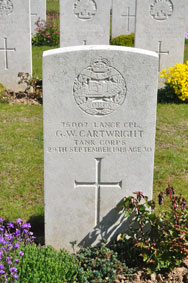 Lance Corporal George William Cartwright. 76007