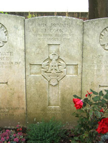 Private James Cook. 11126.