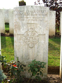 Lance Serjeant John Alderson Walby. 18105. 