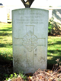 Corporal James Burrows. 12214.