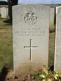 A Soldier of the Great War, Known Unto God.