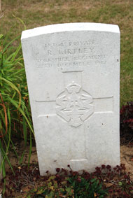 Private Robert Kirtley, 18364. 
