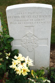 Private Arthur Henry Patterson. 26473. 