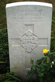 Private John George Poskett. 3/9044. 