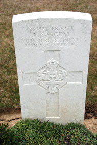 Private Arthur Sargent. 235587. 