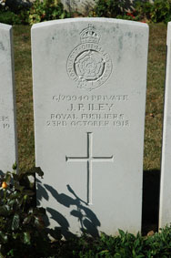 Private James Pattison Iley. G/77940. 