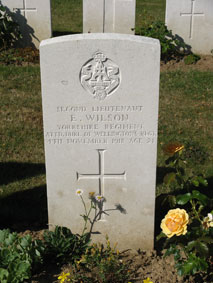 2nd Lieutenant Edwin Wilson. 