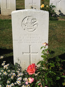 Private Albert Edward Wright. 35911.