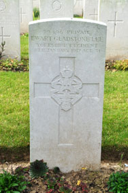 Private Ewart Gladstone Lee. 29496. 