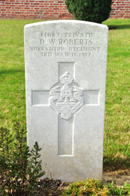 Private David William Roberts. 41687.