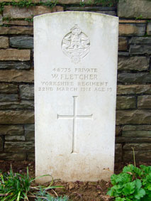 Private William Fletcher. 46775. 