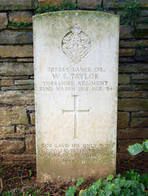 Lance Corporal William Ernest Taylor. 235285.