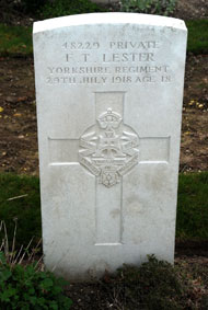 Private Francis Thomas Lester. 48229. 