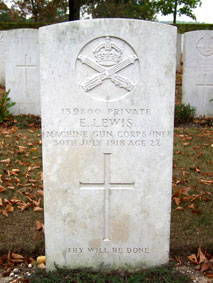 Private Edgar Lewis. 139800. 