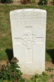 Private George Albert Brown. 201938.