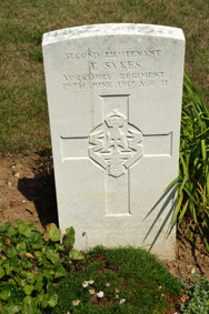 2nd Lieutenant Tom Sykes. 